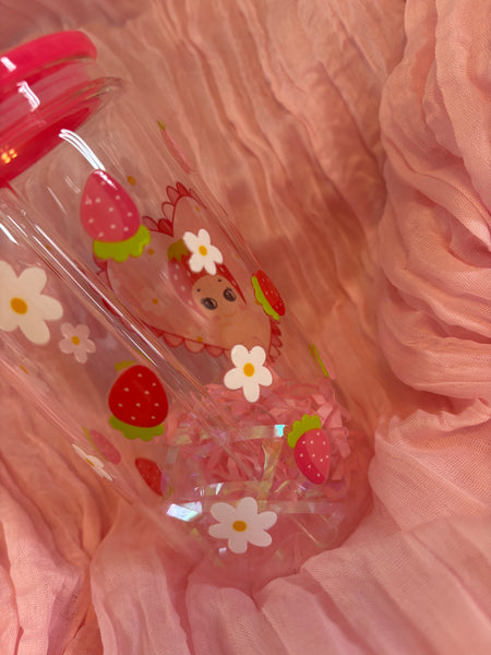 Strawberry Heart Sonnybaby Glass Cup