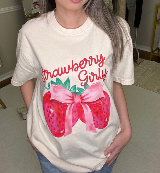 Strawberry Girly Tee