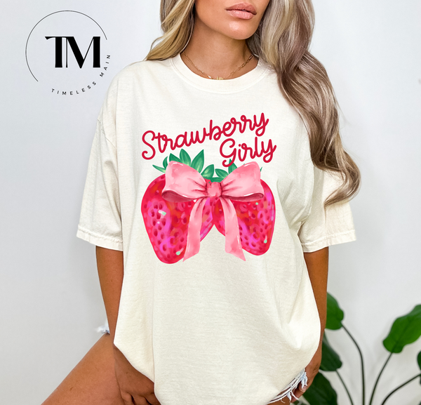 Strawberry Girly Tee