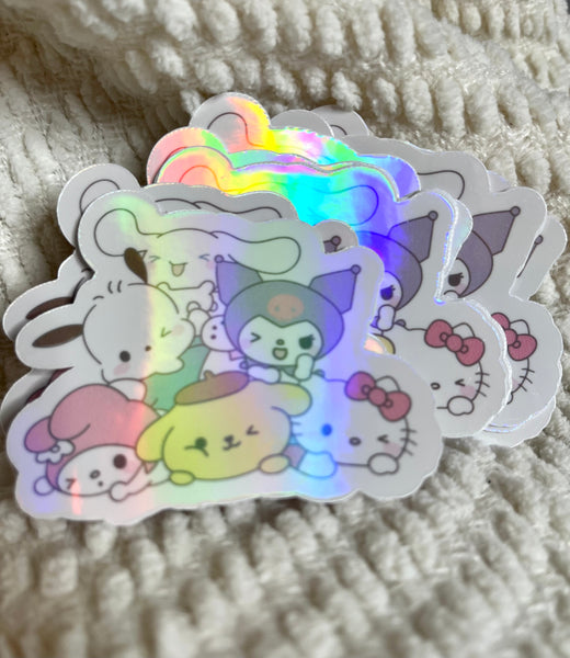 Kawaii friends Sticker