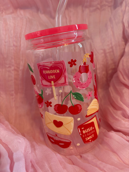 Spicy Book Variety Glass Cup