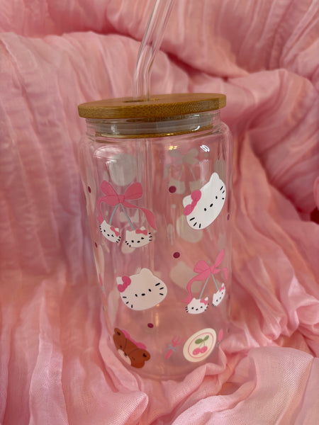 HK Teddy Glass Cup