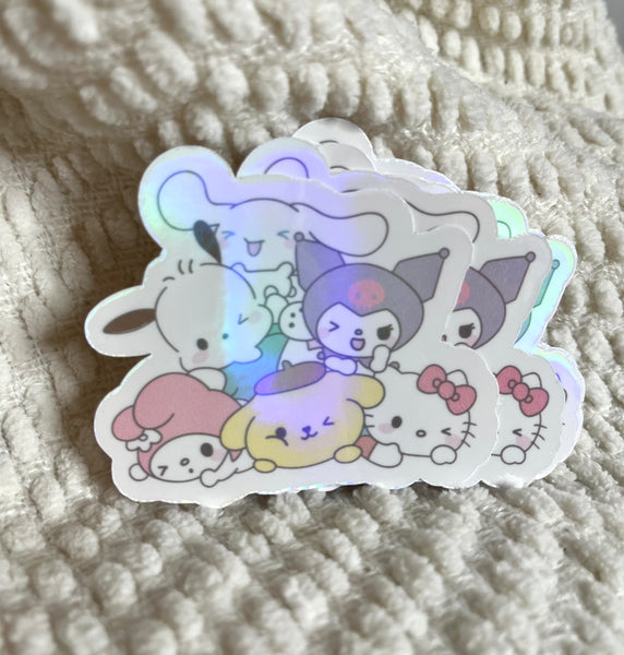 Kawaii friends Sticker