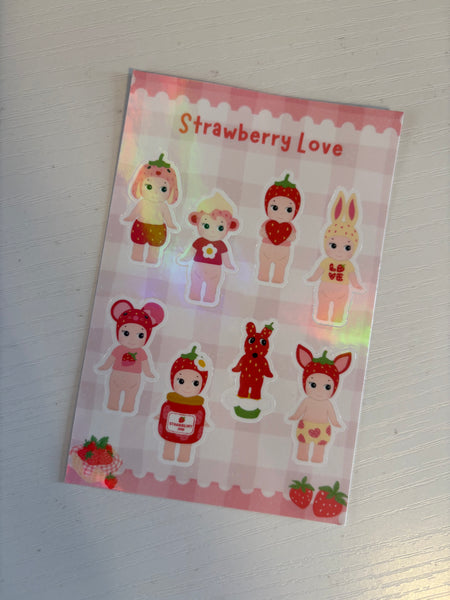 StrawberryLove Sticker Sheet